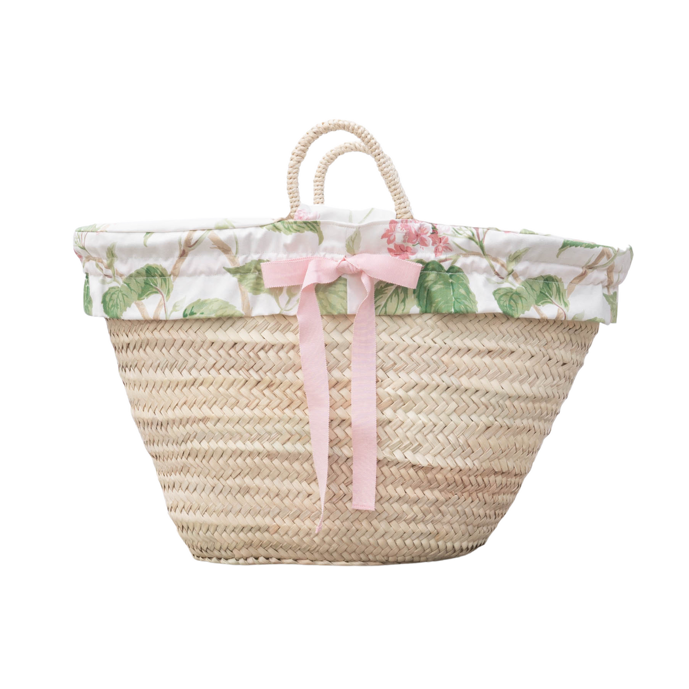 Colefax & Fowler Summerby Lined Market Basket - Maxine Makes
