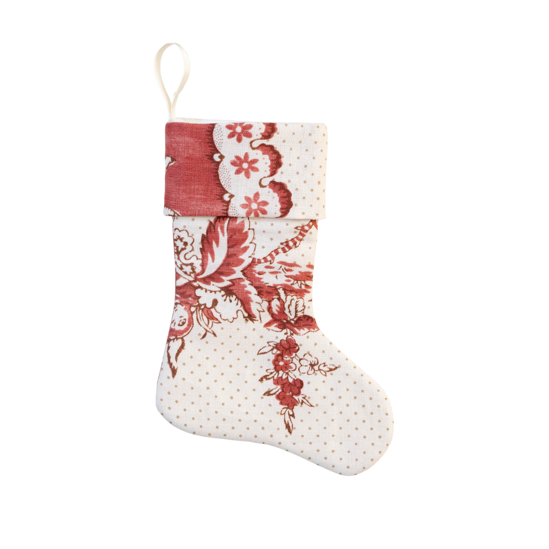 Nicholas Herbert Toile des Lapins Miniature Stocking
