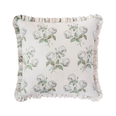 Colefax & Fowler Bowood Union Ruffle Pillow - Maxine Makes